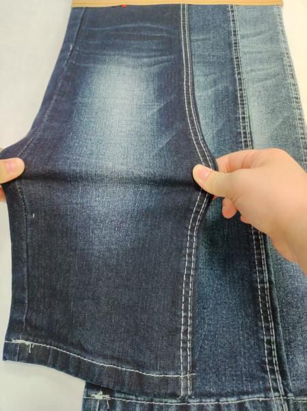 11.8oz Azul Gris Súper Suave Twill Estilo Estiramiento Tejido Denim 8*16/70 Construcción Para Hombre Jeans Traje Otoño