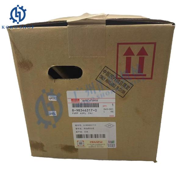 Nova Denso Excavator Peças Injeção de combustível bomba diesel 8-98346317-0 294000-2600 ISUZU 4HK1 J08E Hitachi ZX240-3