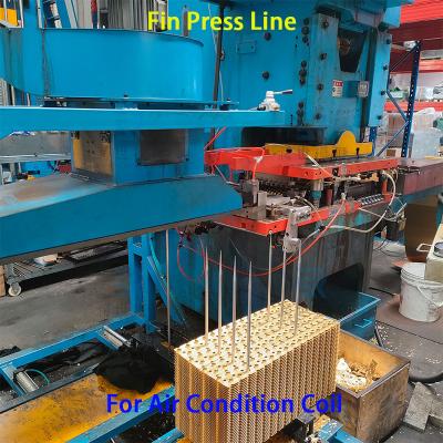 Professional Open Type Fin Press Line Stamping Machine For Aluminum Copper Steel