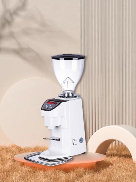 ABS Hopper Doserless Coffee Grinder Commercial Automatic Burr Coffee Grinder