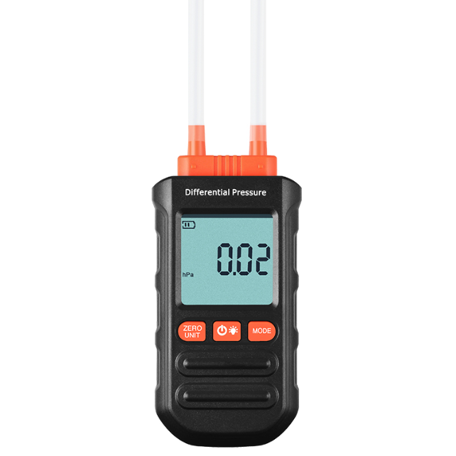MC Digital Differential Manometer HVAC Testing Gas Pressure