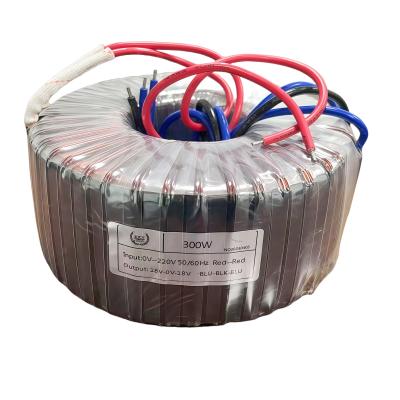300W Toroidal Transformer Circular Isolation Coil for Boosting and Reducing Voltage