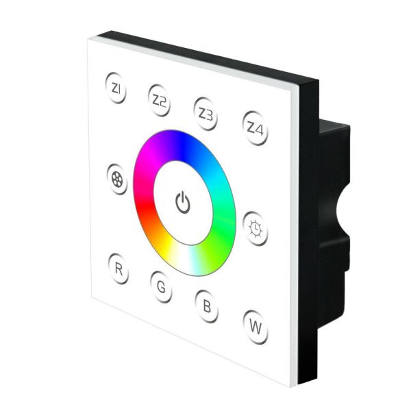 192W / 384W Touch Screen LED RGBW Controller AC100 - 240V Terminal DMX Interface