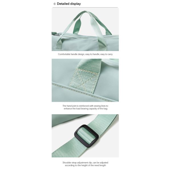 Sacs de sport étanches à l'eau pour hommes, femmes et enfants Sacs de voyage respectueux de l'environnement