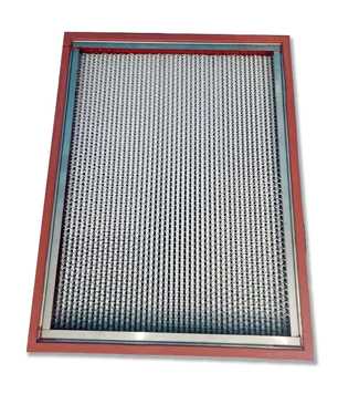 Конструкция панельного фильтра H13 Deep Pleat HEPA Filter с алюминиевой рамой
