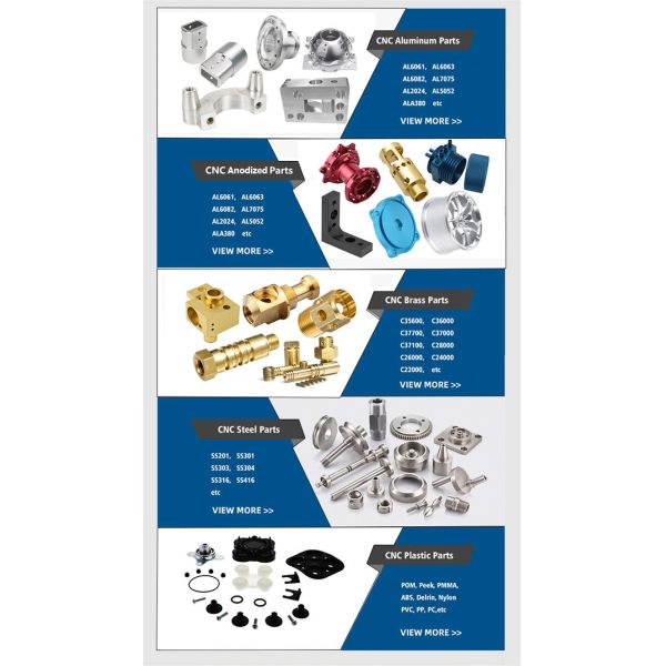 Non-standard Customized 3 4 5 Axis Anodized Aluminum Accessories Turning Prototypes CNC High Precision Machining