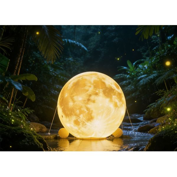 Inflatable Moon Planet Light LED Event Festive Atmosphere Decoration