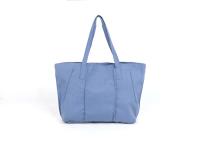 Denim Blue Eco Friendly Tote Bag For Supermarket