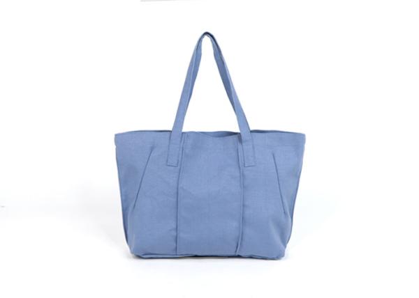 Denim Blue Eco Friendly Tote Bag For Supermarket
