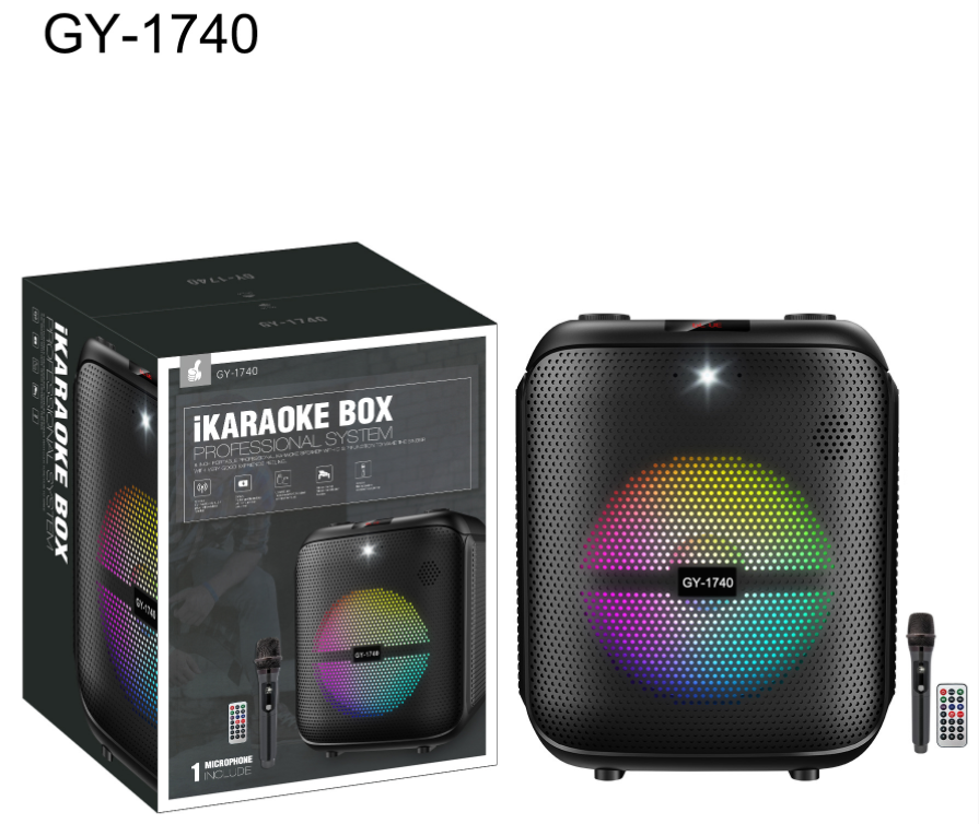 Lead Acid Battery 12 Volt 12 Amp Portable Party Speaker Waterproof Multiple Connectivity Options for Versatile