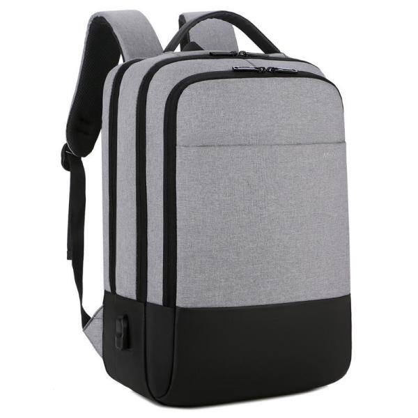 Fashion Unisex Waterproof Oxford Casual Zipper Smart Backpack For Laptop Usb Charging Backpack