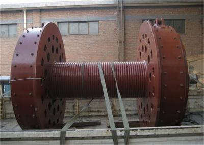 Steel Q355B Grooved Drum Hydraulic Hoist Winch , 30000 Lb Hydraulic Winch For Well Drilling