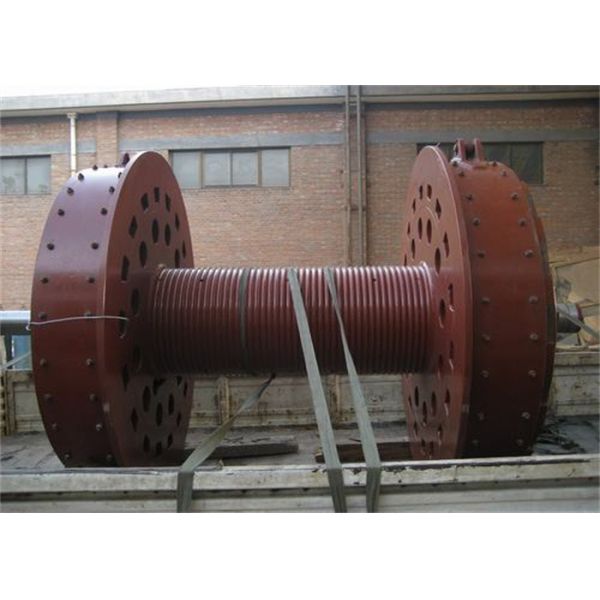 Ворот подъема стального желобчатого барабана Q355B гидравлический, ворот 30000