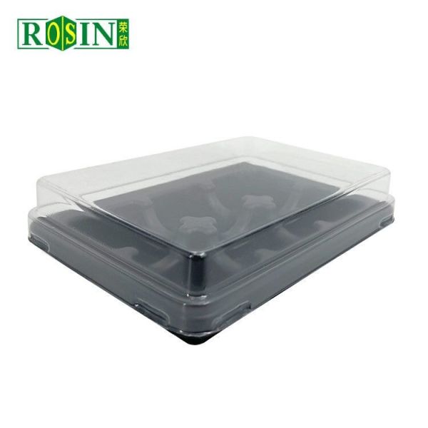 Custom 5 Cavity Chocolate Insert Trays Disposable Blister PP With Clear Lid