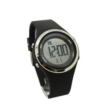 Candy Color Plastic Case Digital Wrist Watches For Children Silicone