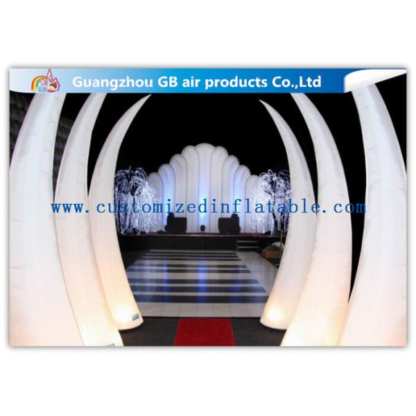 Inflatable Ivory Christmas Lights Decorations With LED Light For Holiday / Party