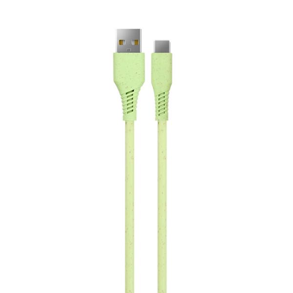Durable Colorful Eco-Friendly USB Charging Sync Cable C-C20V3A 60W max/C-L 9V3A 27W max Braided Biodegradable Data Cable