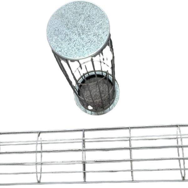 2023 Stainless Steel Dust Collector Filter Bag Cage Galvanized with New or Used Motor Core Component