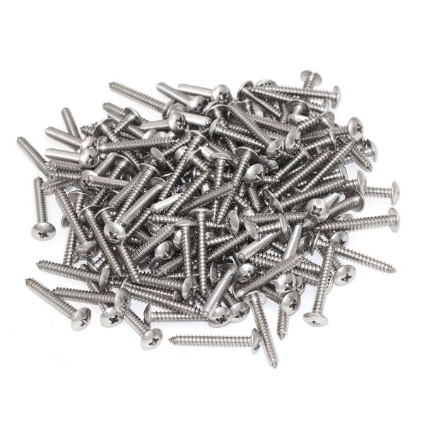 INCH Нержавеющий крест Большая плоская голова Самосверление винт Длина 180 мм