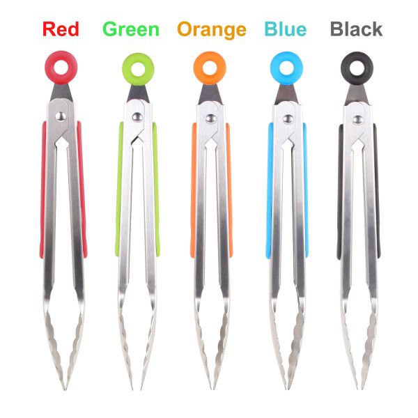 Stainless Steel Food Anti-hot Insulation Silicone Bread Clip for Durable Utensil Sets