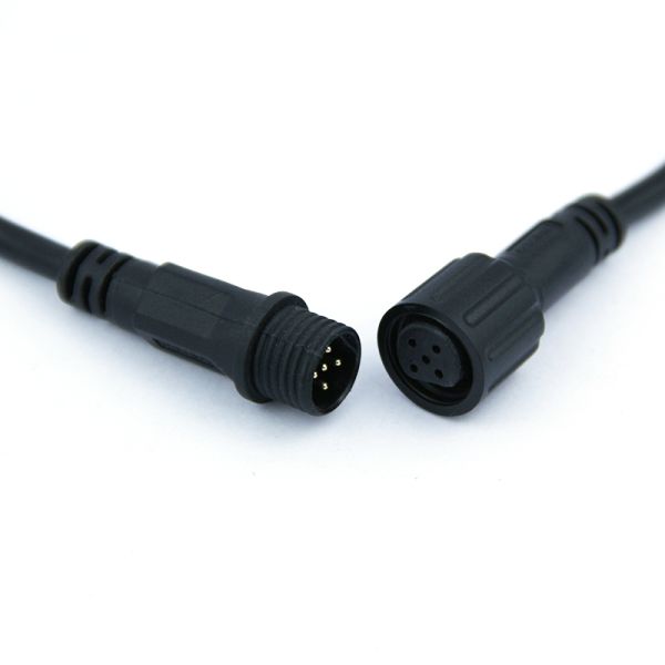 Male Female 2Pin 5Pin Waterproof Cable Wire Connector with IP67
