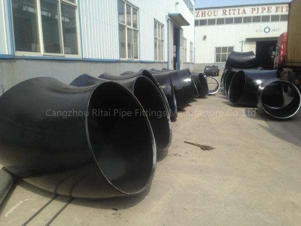 Solda de extremidade dos cotovelos da tubulação de 3400NB ASME grande fuzileiro naval grande do tamanho do aço carbono de 45 graus