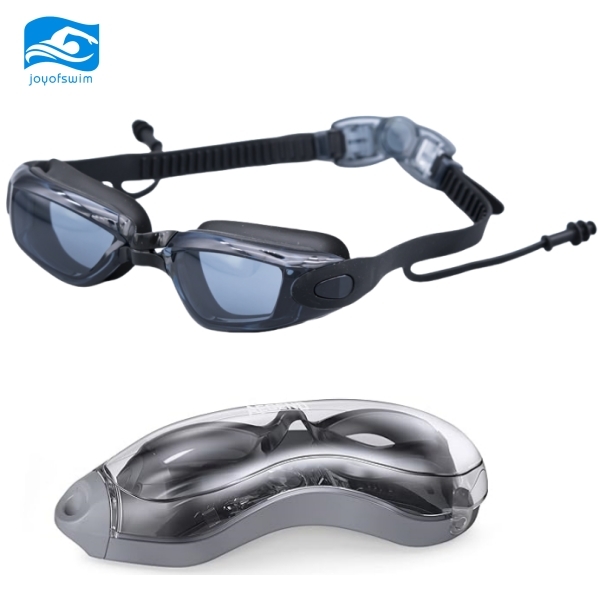 Adult Silicone Speed Swim Racing Goggles with Anti-Fog HD Transparent Lens and