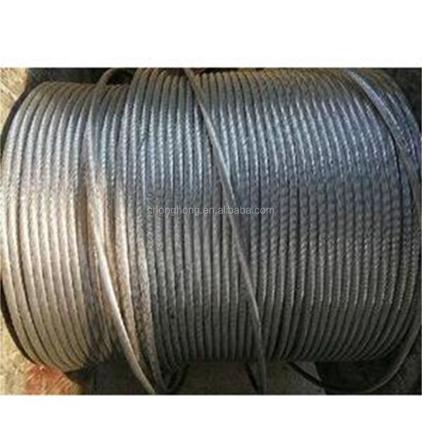 Construction Galvanized Aircraft Cable 5/16 Electric Wire and Cable Standard AiSi