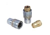 Accouplement rapide hydraulique en acier de TEMA IATF16949 droit par le type étroit