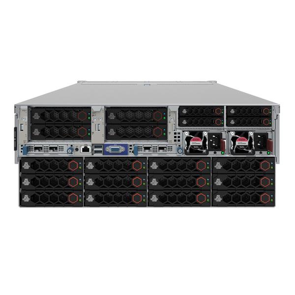 1.5TB R4300 G6 2U Rack Server with 4 x 1G RJ45 Ports