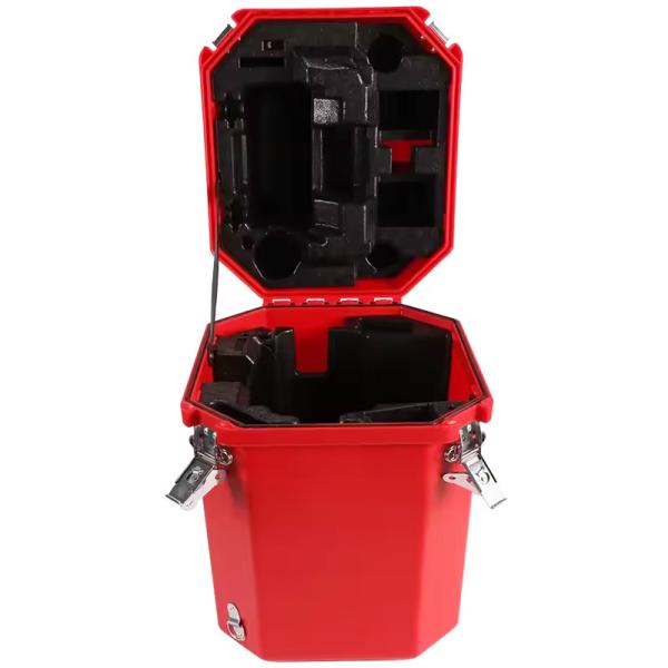 Étui de transport rigide en plastique ROUGE pour Lei Co, boîte de transport pour station totale Lei Ca TM30 TM50 TM60 TS60
