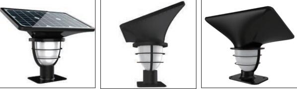 10 Watt Panel Solar Powered Garden Street Lamps Outdoor Lighting 3000-6000K
