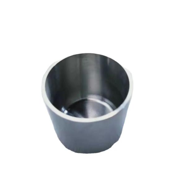 Tantalum Alloy Parts Processing Plant Customized Bright Grey Tantalum Crucible For Melting Process Parts