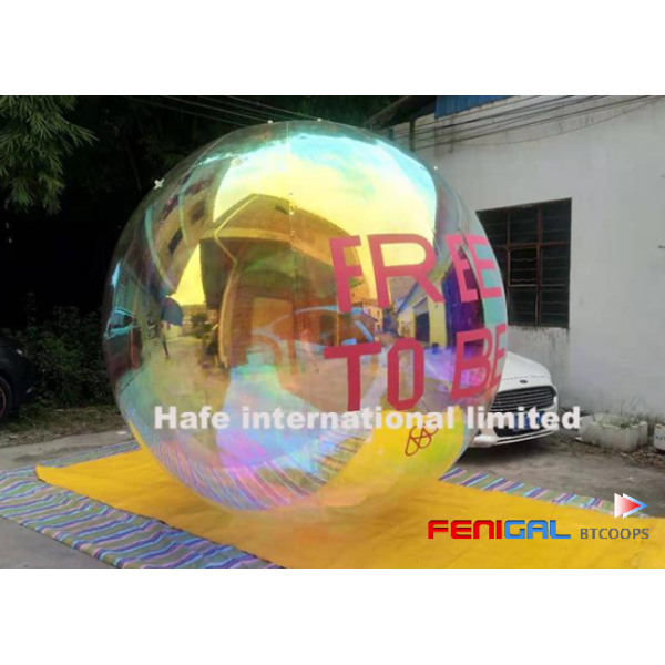 40-80cm Small Inflatable Mirror Balloons In Silver Gold Red Green Blue