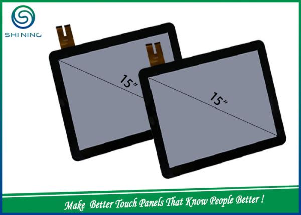 15'' 6H 2 Layers COB Capacitive Touch Sensor / Projected Capacitive Touch Panel For Industrial Monitor