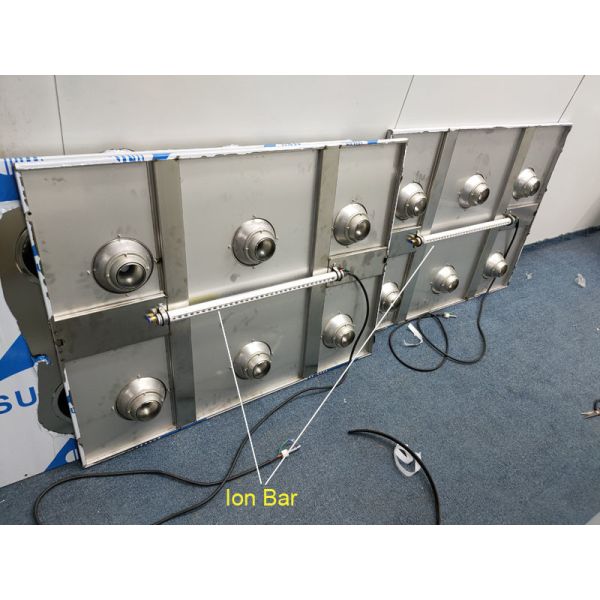 Коробка пропуска ливня воздуха чистой комнаты стальная и автоматический транспортер ролика