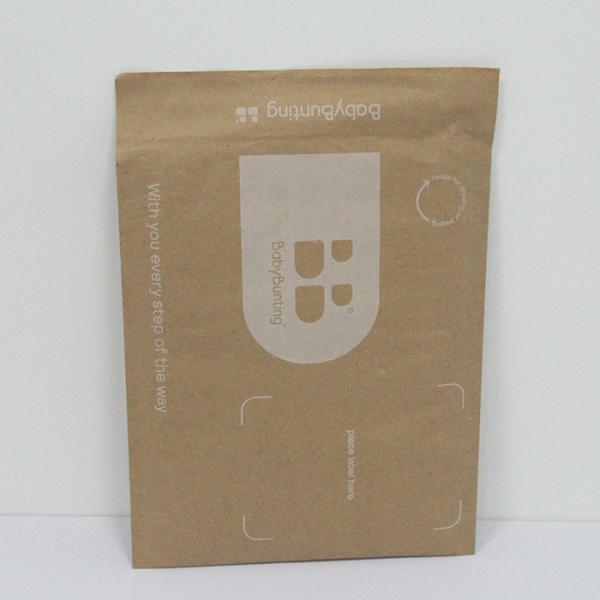 Reusable Eco Friendly Mailing Envelopes 18x22cm Recycled Grey / White Color