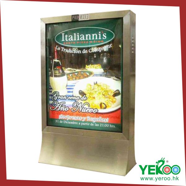 Solar Scrolling Advertising Light Box