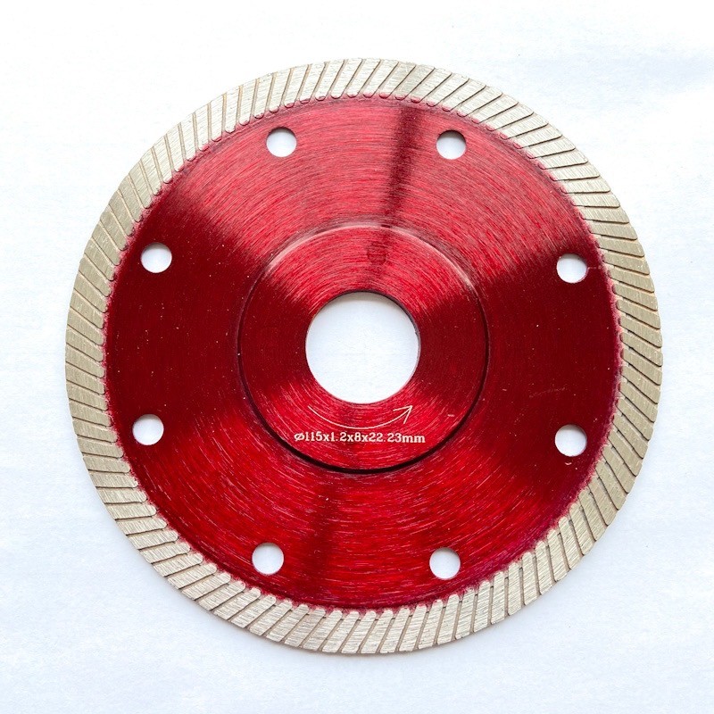 Лезвие алмазной пилы прессы 4.5inch 115x0.8/1.2x8x22.23mm HUACHANG горячее керамическое для общего назначения