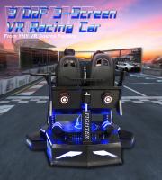 Water Park 3 Screen Racing Simulator Motion Car Gaming Chair