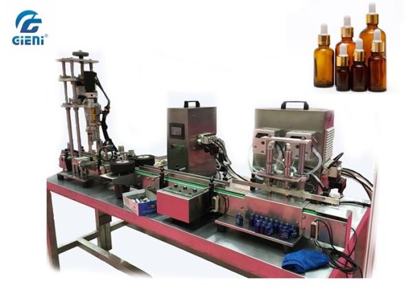 Semi - máquina de enchimento cosmética líquida do óleo essencial do automóvel com bomba Peristaltic