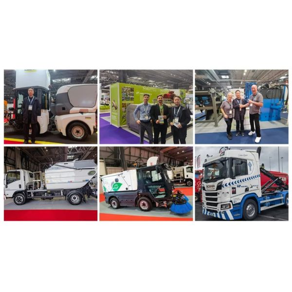 Hanging Barrel Garbage Pickup Truck 1360kg Load Capacity 10 Bin