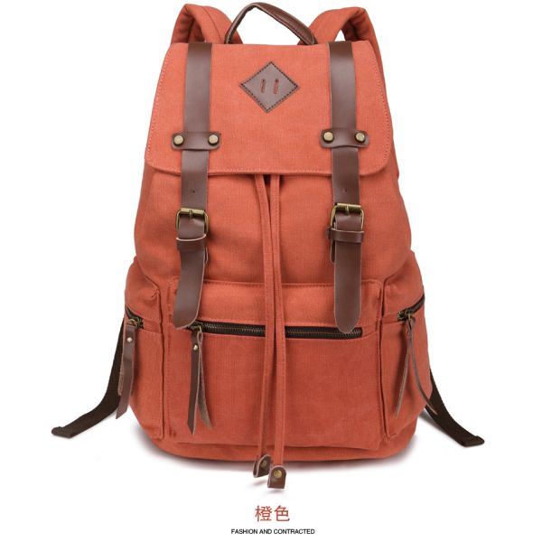 New canvas shoulder bag men and women casual canvas bag tide backpack schoolbag bag Europe