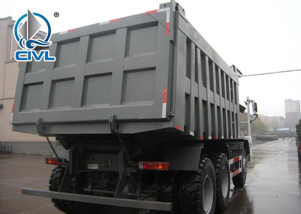 WD615.47 70 Ton Mining Heavy Duty Dump Truck 6 X 4 12.00 - 20 Tires Mining Tipper Truck