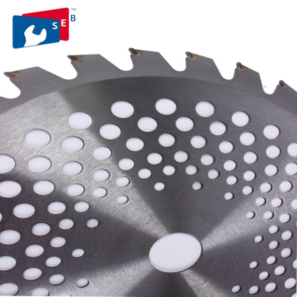 Knife Edged Grass Trimmer Parts TCT Saw Blade 10 12 Inch Apply To Bamboo