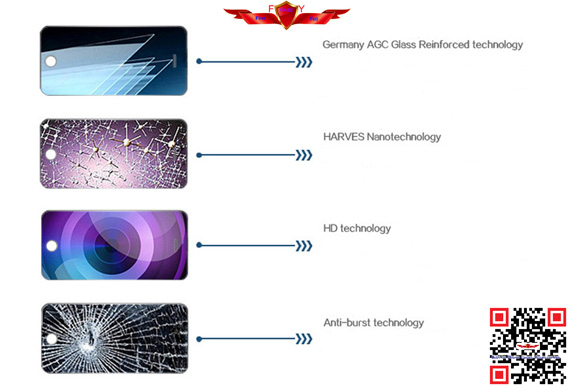 Import Germany AGC Glass 9H 0.5MM HD Tempered Glass Screen Protector For Iphone 5/5C/5S