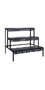 Metal Plant Stand Garden Display Shelf Flower Pot Holder Storage Organizer Rack Indoor Home Outdoor Patio Balcony