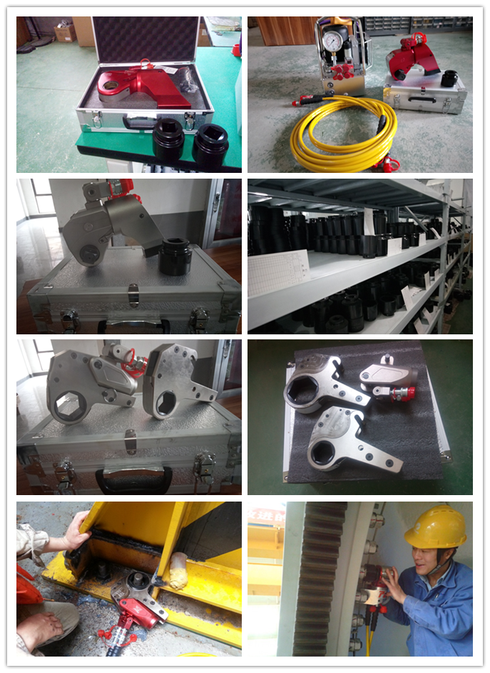 Low Clearance Hydraulic Hexagon Cassette Torque Wrench With 2695-26958N.M