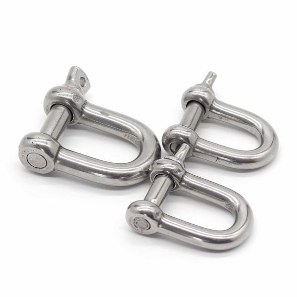 Japanese Style Stainless Steel D Shackle Construction Industrial Marine Shackles