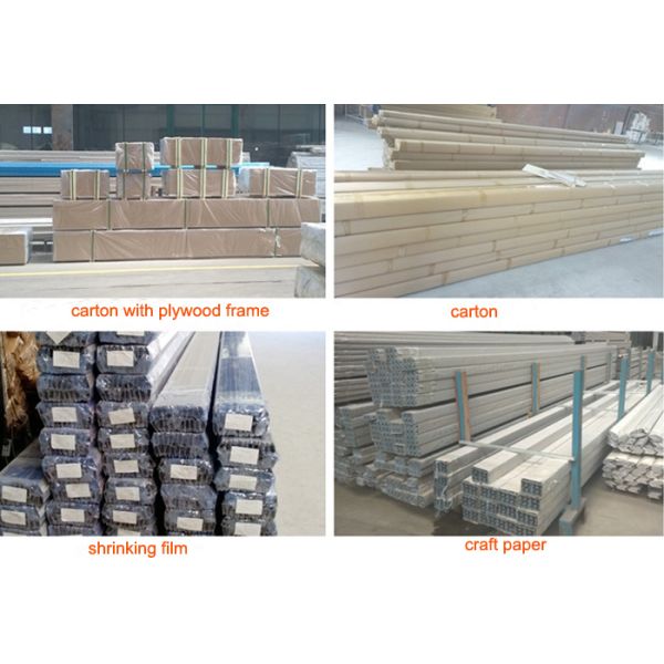 C Shaped Aluminium Cabinet Door Profiles Lightweight For Crystal Steel Shutter